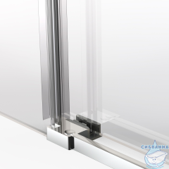 Душевое ограждение Vincea Stella 110x80 профиль хром, стекло прозрачное VSR-1ST8011CL