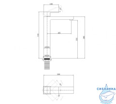 Смеситель для раковины Abber Daheim AF8211G  (без донного клапана) (золото)