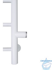 Полотенцесушитель водяной Санприз Аврора П6 80х20 (боковое подключение 50 см) (белый матовый)