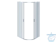 Душевое ограждение Aquatek AQ ARI RO 08020CH 80x80 профиль хром, стекло прозрачное (без поддона)