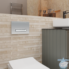 Кнопка смыва Charus Magnus FP.340.46.01 хром матовый