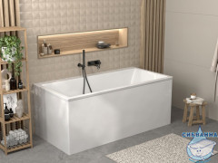 Акриловая ванна AlbaSpa Kero 180х80