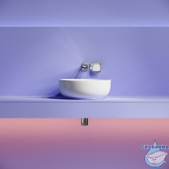  Раковина на столешницу 38 см Ceramicanova Taycan CN12003MW (белый матовый)