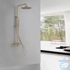 Душевая система Abber Emotion 250 1 режим AF8160GL (золото матовое)