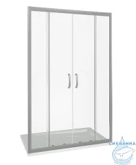 Дверь в нишу Bas Infinity WTW-TD-170-C-CH профиль хром, стекло прозрачное
