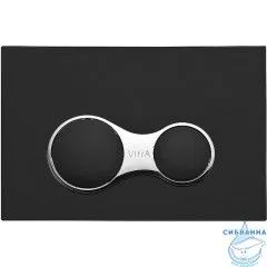  Кнопка смыва VitrA Sirius 740-0411, черный матовый