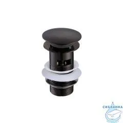 Донный клапан для раковины Aquatek AQ6001MB (черный матовый)