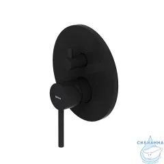 Смеситель для ванны встраиваемый Damixa Scandinavian Pure 367100300 (черный матовый)
