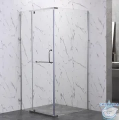 Душевое ограждение Veconi Rovigo 100x90 профиль хром, стекло прозрачное RV19-10090-01-C5 (без поддона)