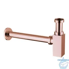 Сифон для умывальника ABBER AF0031RG, розовое золото