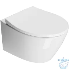 Унитаз подвесной безободковый GSI Modo с сиденьем Soft Close (микролифт)