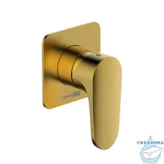 Встраиваемый смеситель для душа Wasserkraft Havel 3651  (золото матовое)