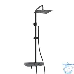 Душевая система Wasserkraft 250 1 режим A114.255.217.CB Thermo (черный матовый)