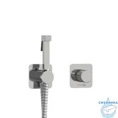 Встраиваемый смеситель с гигиеническим душем Wasserkraft  Mosel A4651.271.057.136 (хром)