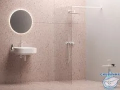 Душевое ограждение Ravak Walk-In Air Wall 130 см профиль белый, стекло прозрачное GW9WJ0E00Z1