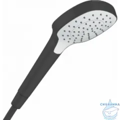 Ручной душ Hansgrohe  Croma Select E 1 режим 26814670 (черный/белый)