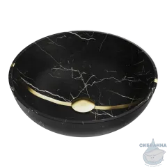 Раковина на столешницу 41 см Omoikiri Hitomi-BL Marble 4972077