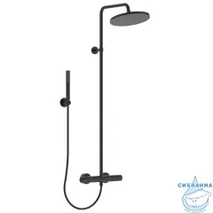 Душевая система Ideal Standard Ceratherm T25 300 1 режим BC748XG (черный матовый)