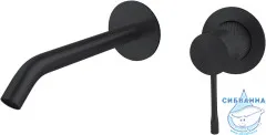 Смеситель для раковины встраиваемый Allen Brau Priority 5.31C03-31 (черный матовый)