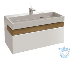 Тумба Jacob Delafon Terrace 100 белый с раковиной Terrace 100