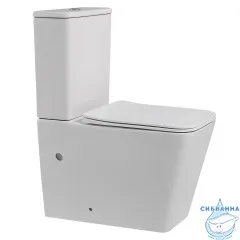 Унитаз напольный Abber Rechteck AC1210 с бачком и сиденьем Soft Close (микролифт)