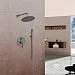 Душевая система Vincea Desire 260 1 режим VSFW-1D1GM (вороненая сталь)