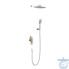 Душевая система Timo Helmi SX-4069/00-16SM 240 1 режим (хром/белый)