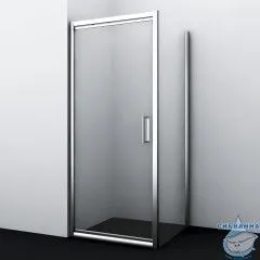 Душевое ограждение Wasserkraft Salm 100x80 профиль хром, стекло прозрачный  27I17 (без поддона)