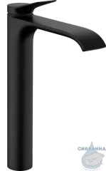 Смеситель для Hansgrohe Vivenis 75042670 (без донного клапана) (черный матовый)