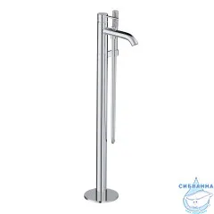 Смеситель для ванны напольный Kludi Bozz 385900576 (хром)