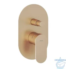 Встраиваемый смеситель для ванны Ravak Eleganta X070372 (розовое золото)