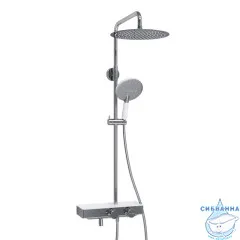 Душевая система Wasserkraft 300 1 режим A113.116.059.CH Thermo (хром/белый)