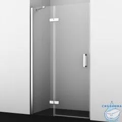 Дверь в нишу Wasserkraft Aller 120 см профиль хром, стекло прозрачное 10H05LWHITE