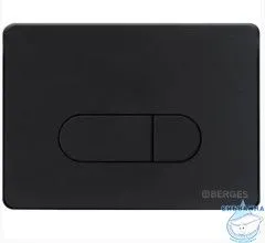 Кнопка смыва BERGES Novum D5 40035 черный матовый