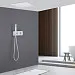 Душевая система Abber Daheim 500 1 режим AF8255W (белый матовый)