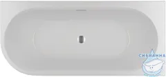 Ванна акриловая Riho DESIRE L Velvet White c опорой 184x84