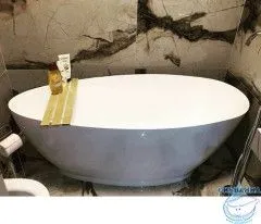 Ванна из литьевого мрамора New Line Sanitary Адель 157х70 (без перелива)