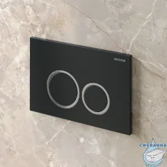 Кнопка смыва Grossman Galaxy 700.K31.01.210.210 хром/черный 