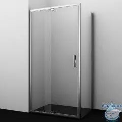 Душевое ограждение Wasserkraft Berkel 120x80 48P06 профиль хром, стекло прозрачный (без поддона)