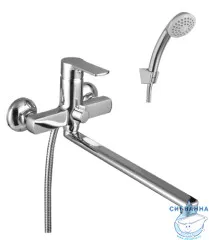 Смеситель для ванны Lemark Plus Grace LM1551C с душевым гарнитуром
