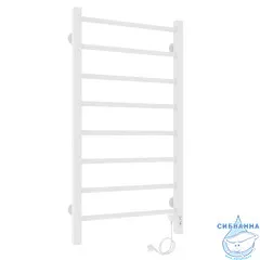 Полотенцесушитель электрический Laris Феличия П8 40Х80 R (белый матовый)