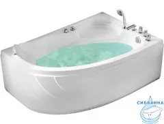 Акриовая ванна Gemy G9009 B R 150х100 с гидромассажем