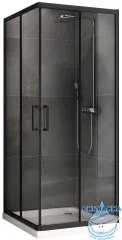 Душевое ограждение Abber Schwarzer Diamant AG02100B 100х100 (без поддона)