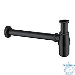 Сифон для умывальника ABBER AF0032B черный матовый