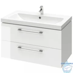 Тумба Cersanit Lara 70 белый с раковиной Cersanit Como 70