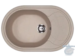Кухонная мойка Ulgran U-610 78 песочный