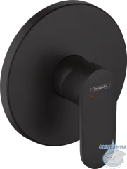 Встраиваемый смеситель для душа Hansgrohe Vernis Blend   71667670 (черный матовый)