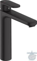 Смеситель для раковины Hansgrohe Vernis Blend 71552670 (с донным клапаном) (черный матовый)