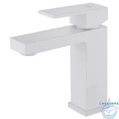 Смеситель для раковины Abber Daheim AF8210W  (без донного клапана) (белый матовый)