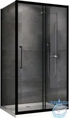 Душевое ограждение ABBER Schwarzer Diamant AG30160BH-S90B 160x90 профиль черный, стекло прозрачный (без поддона)